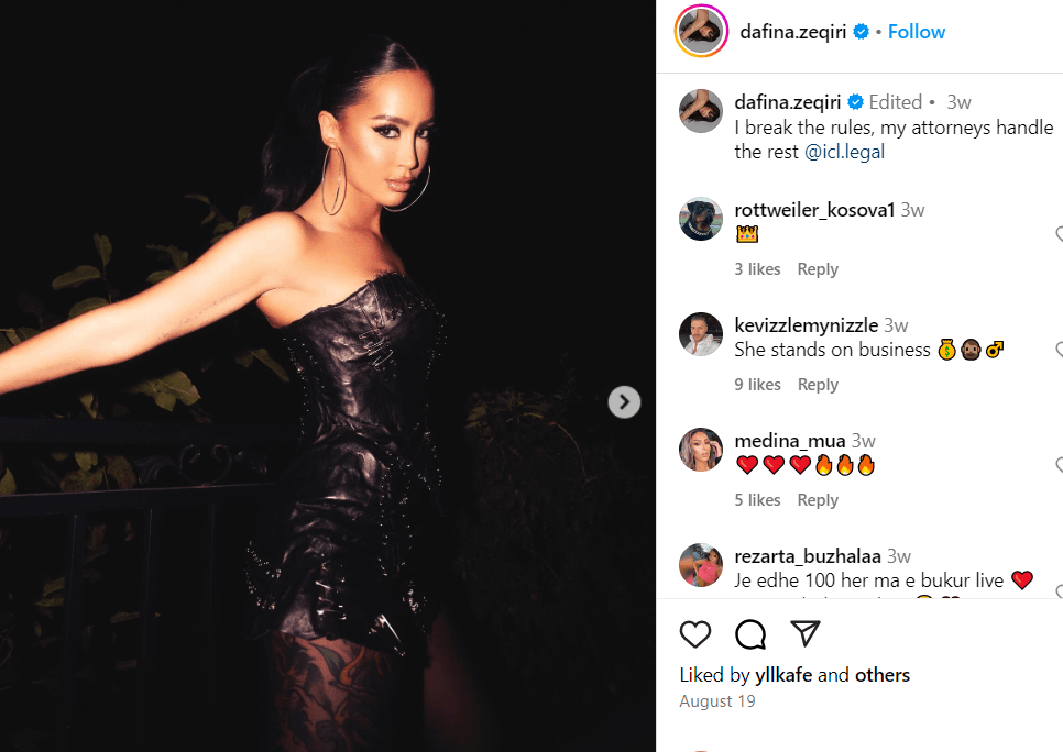 Dafina Zeqiri Alter: Vermögen, Kinder, Eltern, Größe, Partner Dafina Zeqiri Alter: Vermögen, Kinder, Eltern, Größe, Partner