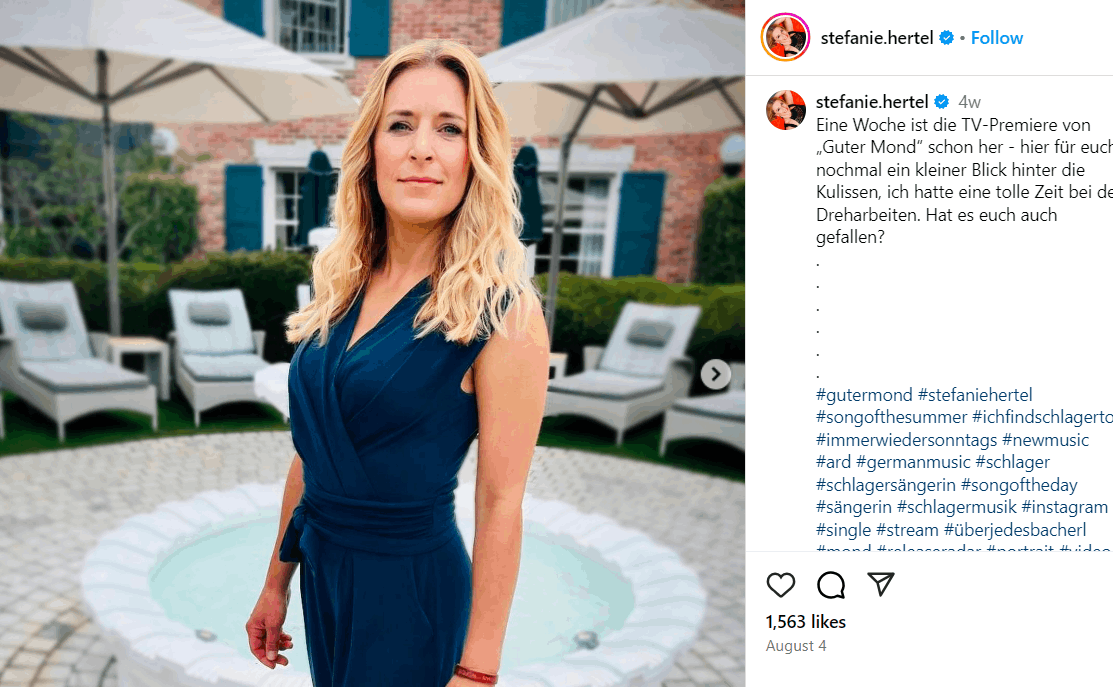 Stefanie Hertel Alter: Größe, Partner, Vermögen, Kinder, Eltern Stefanie Hertel Alter: Größe, Partner, Vermögen, Kinder, Eltern