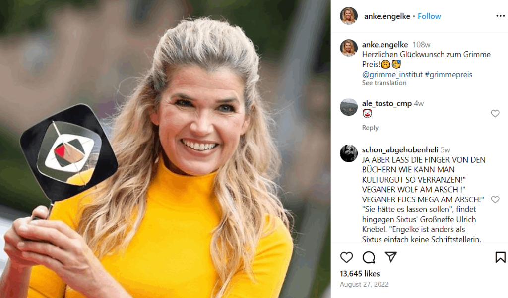 Anke Engelke Vermögen