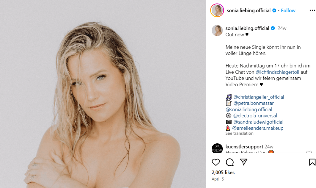 Sonia Liebing Freund Sonia Liebing Freund