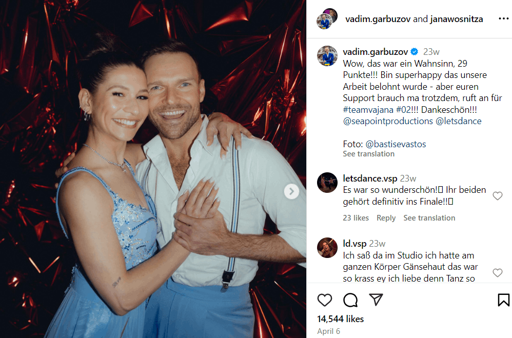 Jana Wosnitza Grösse Jana Wosnitza Grösse