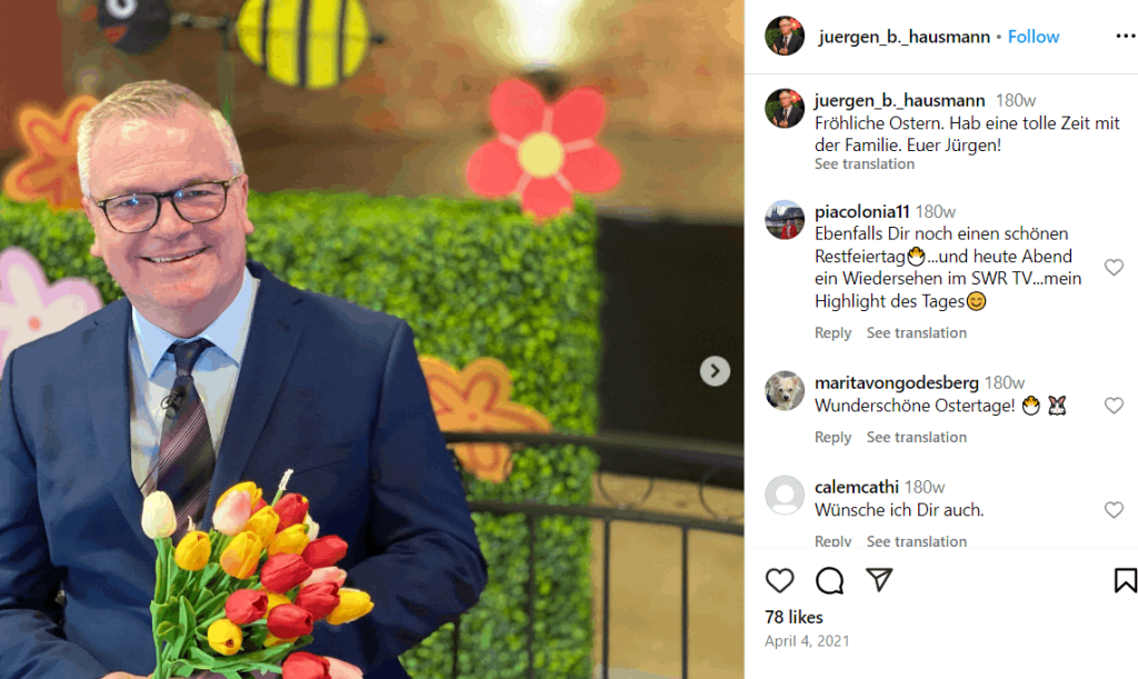 Jürgen B Hausmann Krankheit Jürgen B Hausmann Krankheit