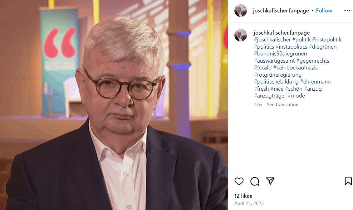 Joschka fischer vermögen: Kinder, Eltern, Partner,  Alter, Größe