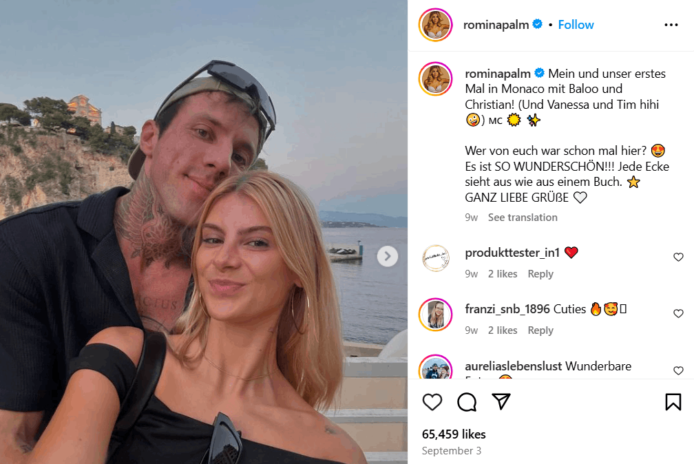 Romina Palm Alter: Kinder, Partner, Eltern, Vermögen, Größe