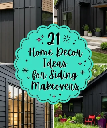 21 Home Decor Ideas for Siding Makeovers