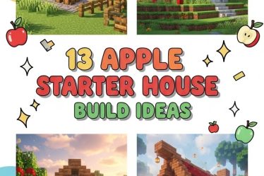 13 Charming Apple Starter House Minecraft Build Ideas