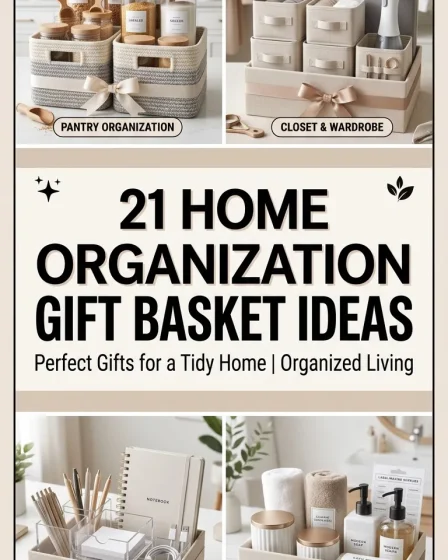 21 Home Organization Gift Basket Ideas