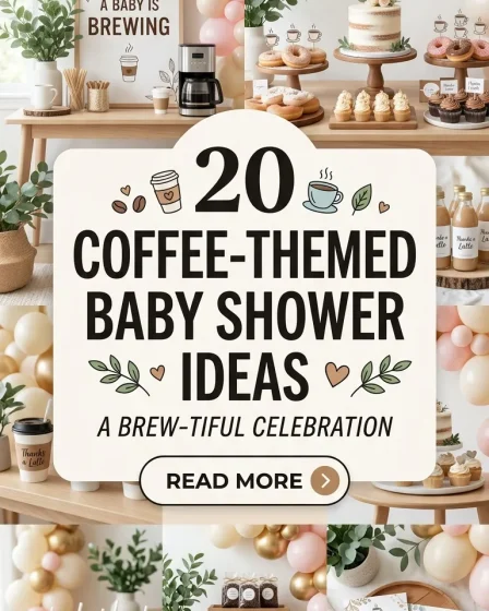 20 Coffee-Themed Baby Shower 20 Coffee-Themed Baby Shower