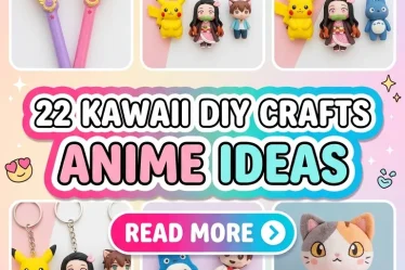 22 Kawaii DIY Crafts Anime Ideas