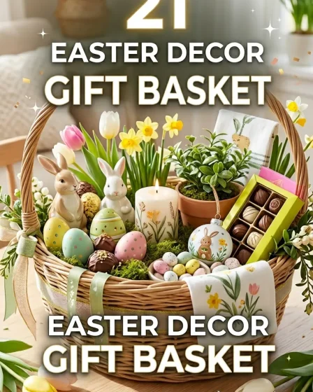 21 Easter Decor Gift Basket 21 Easter Decor Gift Basket