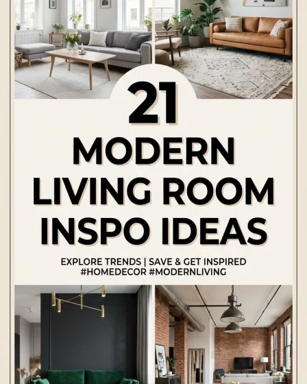 21 Modern Living Room Inspo Ideas