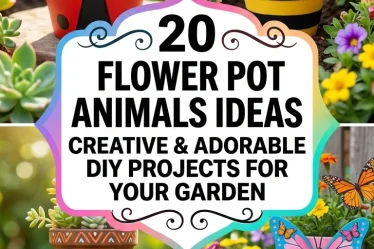 20 Flower Pot Animals Ideas