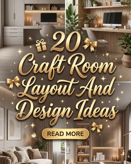 20 Craft Room Layout And Design Ideas