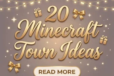 20 Minecraft Town Ideas