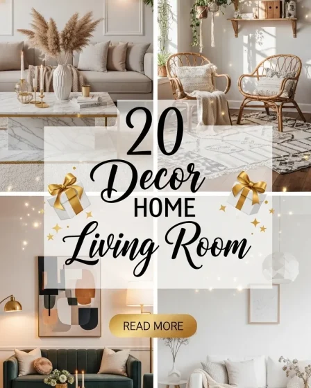 20 Decor Home Living Room