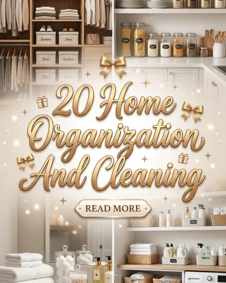 20 Home Organization And Cleaning