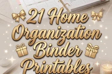 21 Home Organization Binder Printables Free