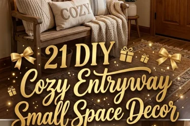 21 DIY Cozy Entryway Small Space Decor