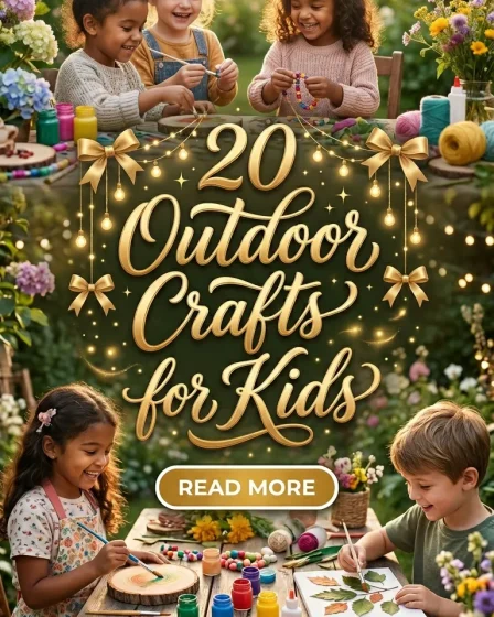 20 Outdoor Crafts for Kids