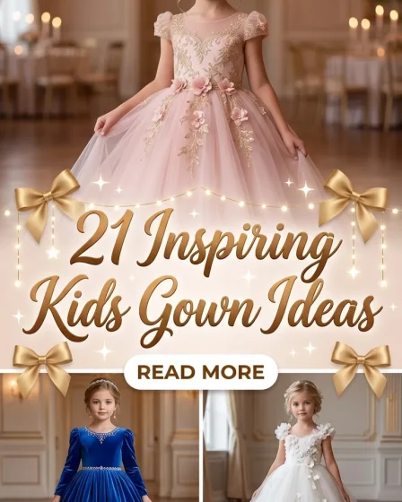 21 Inspiring Kids Gown Ideas