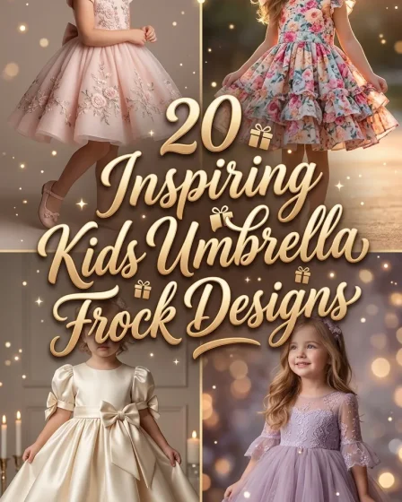 20 Inspiring Kids Umbrella Frock Designs