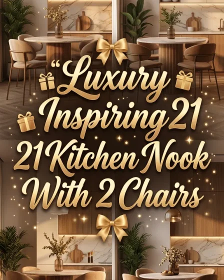 Luxury Inspiring 21 Kitchen Nook With 2 Chairs