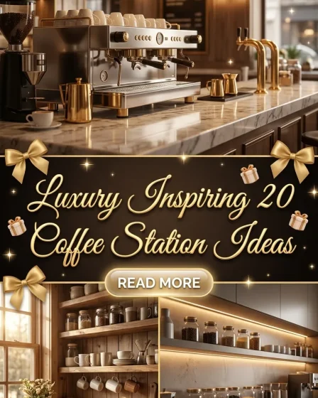 Luxury Inspiring 20 Coffee Station Ideas