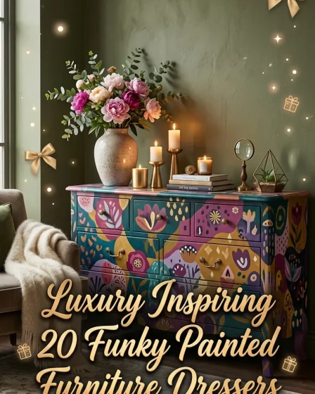 Luxury Inspiring 20 Funky Painted Furniture Dressers