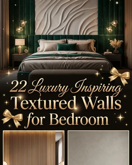 22 Luxury Inspiring  Textured Walls for Bedroom