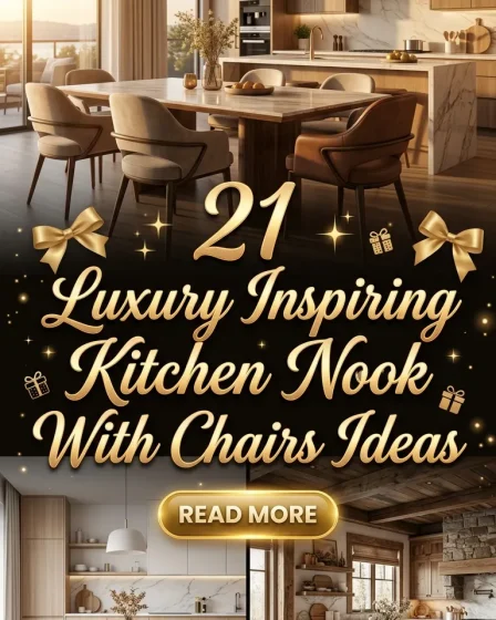 21 Luxury Inspiring Kitchen Nook With Chairs Ideas