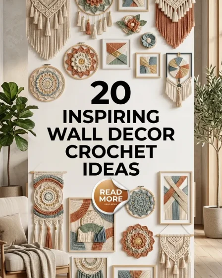 20 Inspiring Wall Decor Crochet Ideas