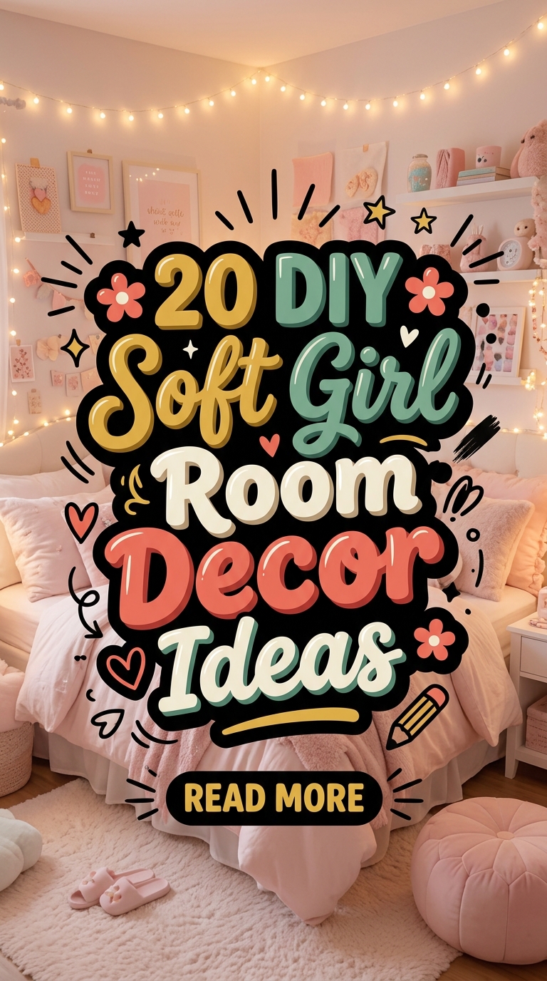🌸 20 DIY Soft Girl Room Decor Ideas 🌸