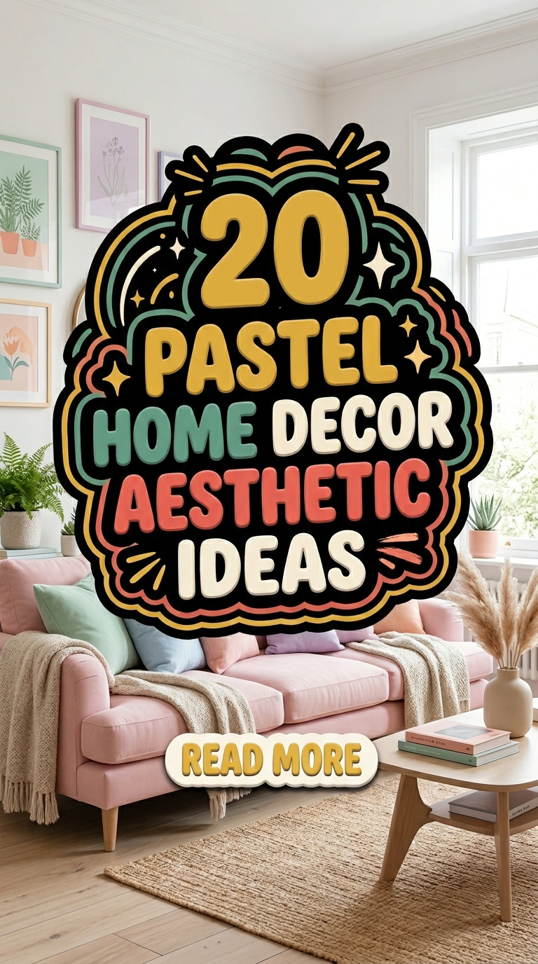 20 Pastel Home Decor Aesthetic Ideas