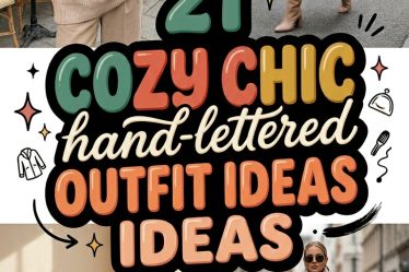 21 Cozy Chic Outfit Ideas