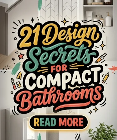 21 Design Secrets For Compact Bathrooms