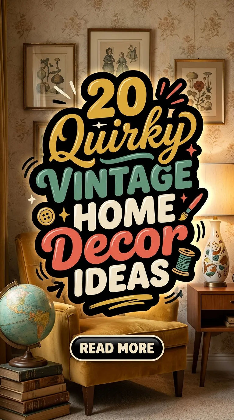 20 Quirky Vintage Home Decor Ideas