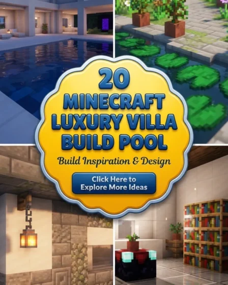 20 Minecraft Luxury Villa Build with Pool 20 Minecraft Luxury Villa Build with Pool