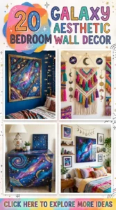20 Galaxy Aesthetic Bedroom Wall Decor