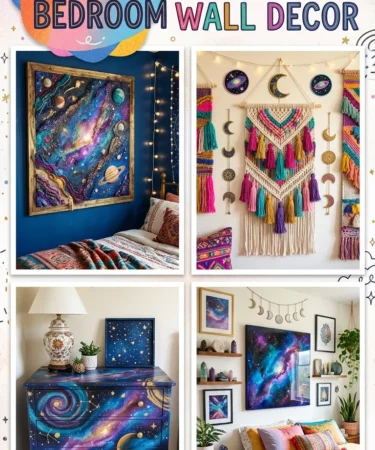 20 Galaxy Aesthetic Bedroom Wall Decor