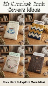 20 Crochet Book Covers Ideas