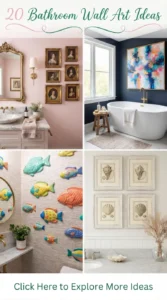 20 Bathroom Wall Art Ideas