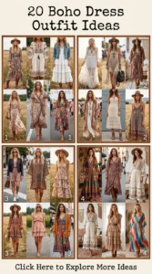 20 Boho Dress Outfit Ideas