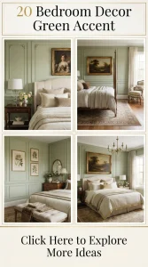 20 Bedroom Decor Green Accent