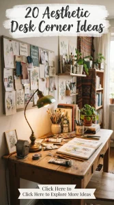 20 Aesthetic Desk Corner Ideas