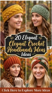 20 Elegant Crochet Headbands Ideas